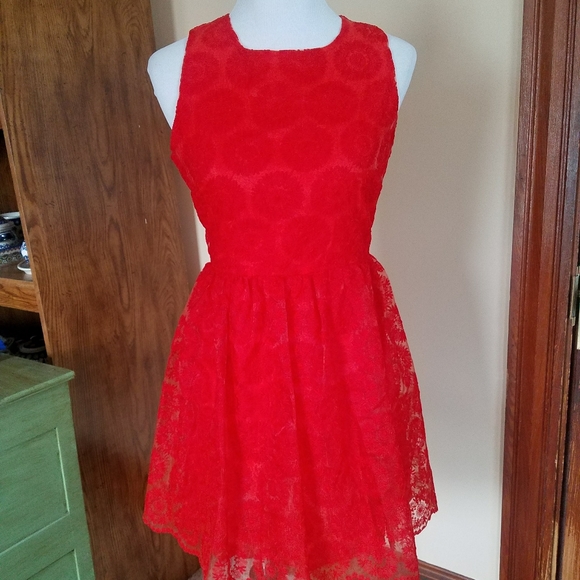 Zara red sheath party dress - Picture 3 of 13